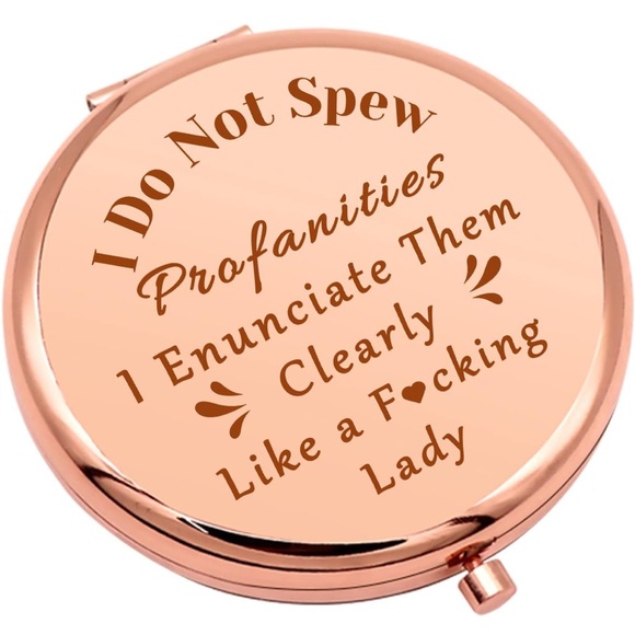 Accessories - Gold Compact Mirror